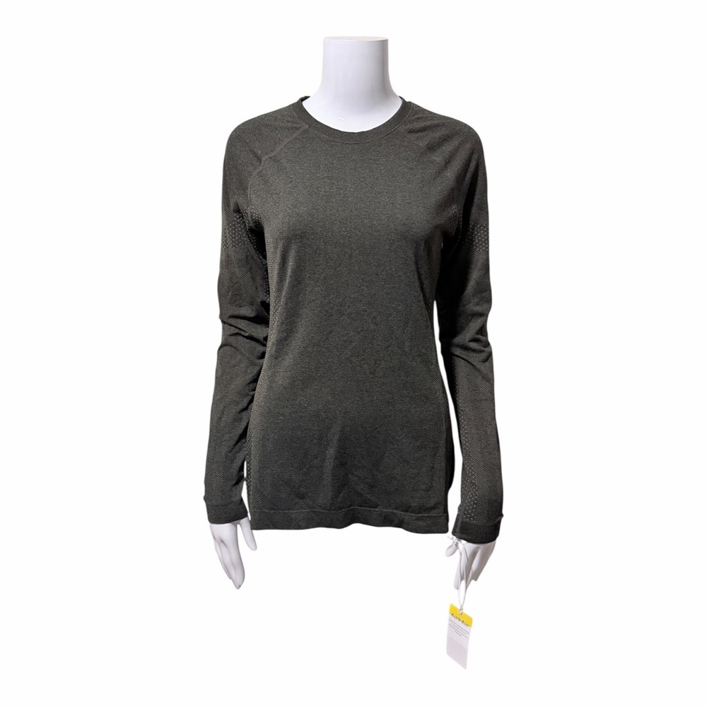 NEW Figs Salta Seamless Long Sleeve Underscrub Size Medium Moss - Picture 2 of 8